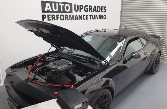 The Dodge Challenger Hellcat Redeye receiving some more power via an AutoUpgrades tune